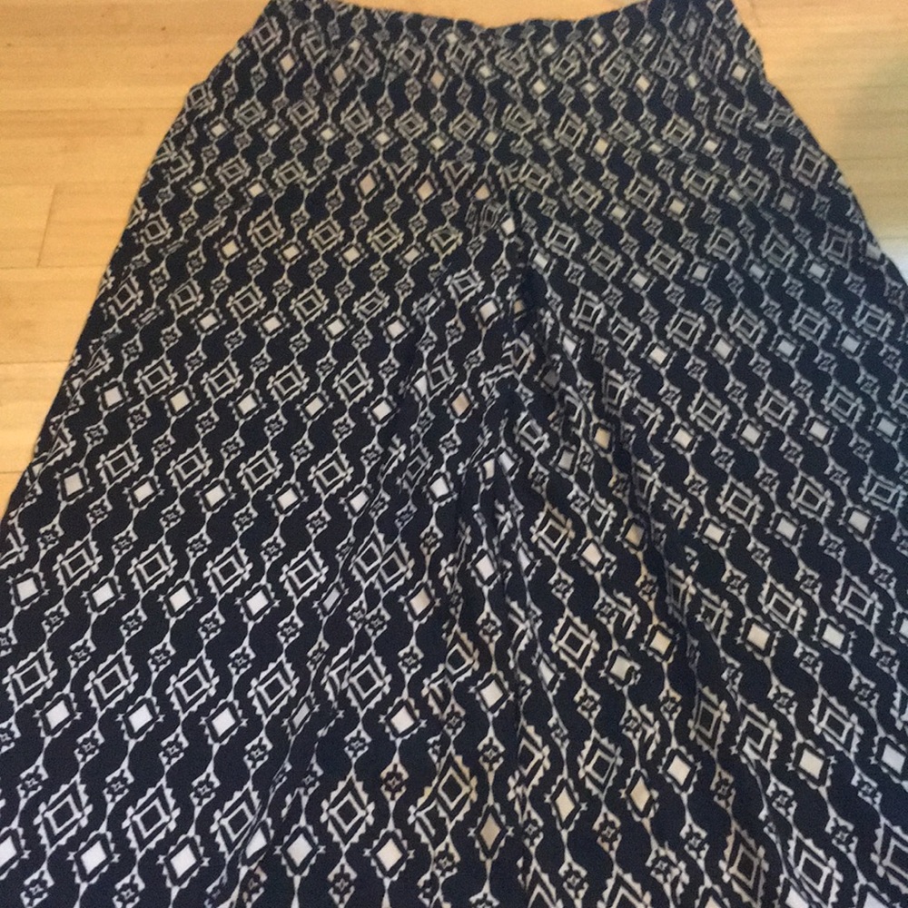 Aztec print palazzo style pants
